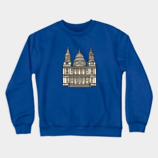 St Paul's Cathedral Illustration Crewneck Sweatshirt